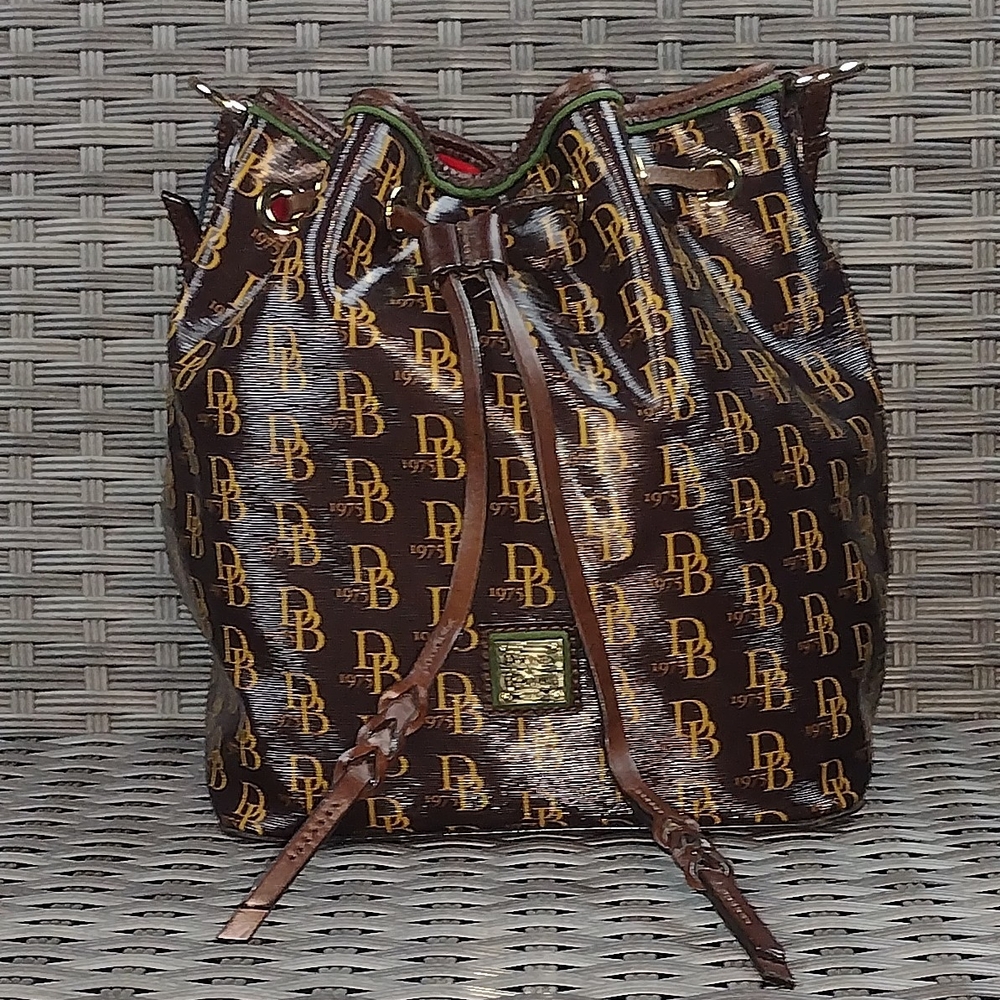 Dooney & Bourke Brown Monogram Backpack